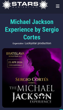 STARS auditórium - Michael Jackson Experience by Sergio Cortes